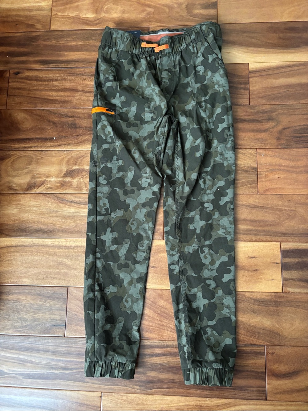 NWT Weatherproof Olive Camo Jogger Pants, sz 14/16